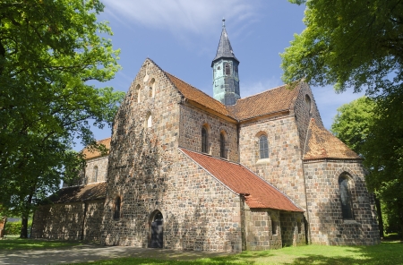 Cistercian Monastery in Kloster Zinna, Germanyの写真素材