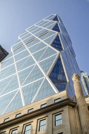 Glass Architecture in Manhattanの写真素材