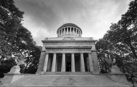 Mausoleum of General Grant in New York in Black and Whiteのeditorial素材