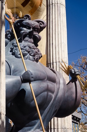 VALENCIA, SPAIN - MARCH 17: The Fallas is a traditional celebration in which hundreds of papier mache sculptures are eventually burnt Saint Joseph's night, March 17, 2013 in Valencia, Spainのeditorial素材