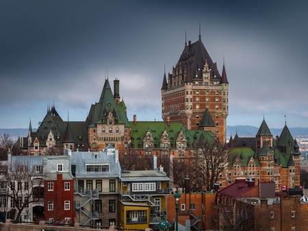 Chateau Frontenac in Quebec city, Canada.
