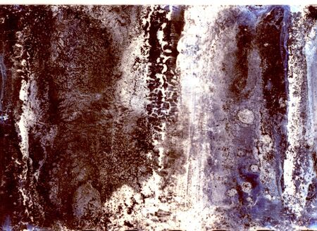 Photographic film reel 2. Deteriorated. Colour.の写真素材