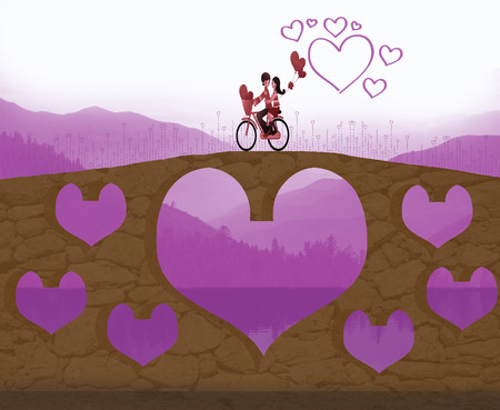 Love is all around, every time, everywhere, only to find it Have youの写真素材