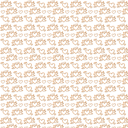 Digital love designs paperの写真素材