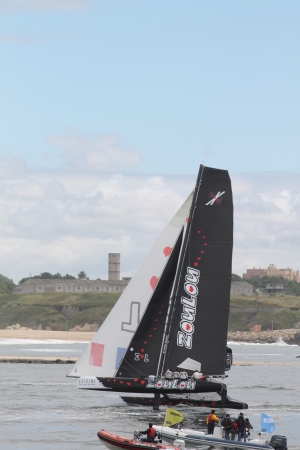 Extreme Sailing Series, Act 4, 5 of July 2012, Porto, Portugalのeditorial素材