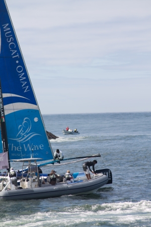 Extreme Sailing Series, Act 4, 6 of July 2012, Porto, Portugalのeditorial素材