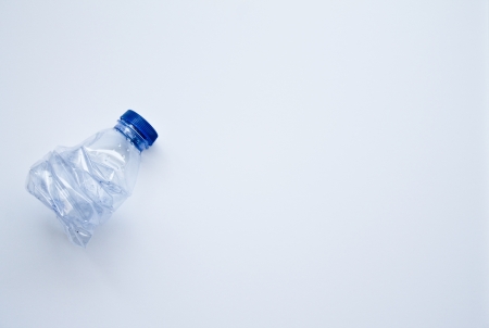 crushed plastic bottle 