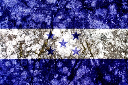 honduras grunge flagの写真素材