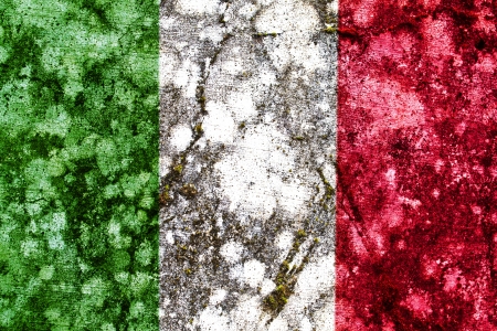 italy grunge flagの写真素材