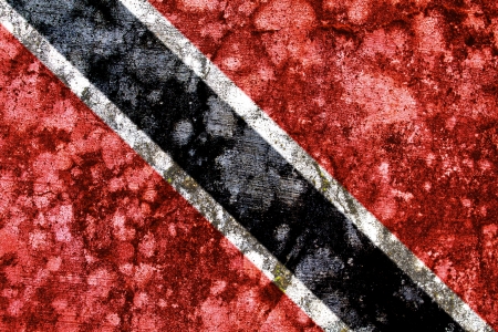 trinidad and tobago grunge flagの写真素材