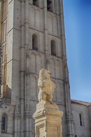 Segovia Roman Catholic Cathedral at Castile and Leonのeditorial素材