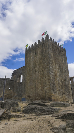 Castle in the village of Belmonte in Portugalのeditorial素材