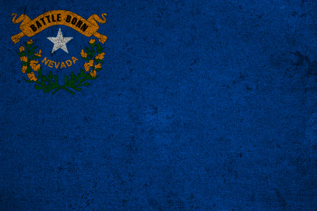 graphic american state grunge flag of nevadaの写真素材