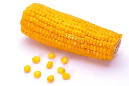 corn isolated on white background