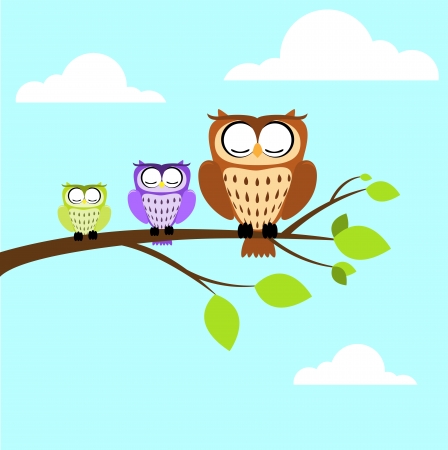 owlのイラスト素材