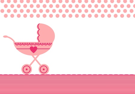 greeting for baby bornのイラスト素材