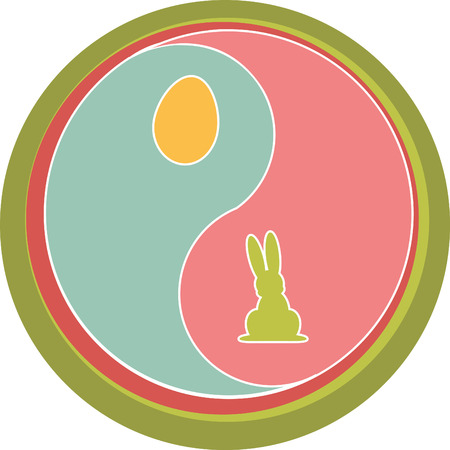 happy easter vector of illustrationのイラスト素材