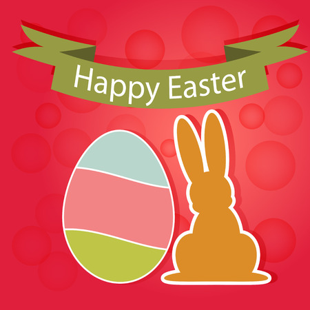 happy easter vector of illustrationのイラスト素材