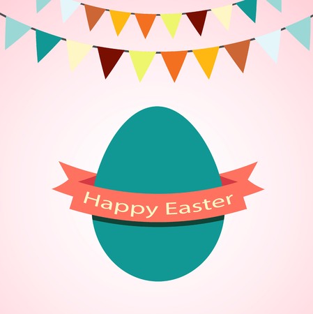 happy easter vector of illustrationのイラスト素材