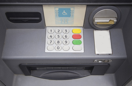 Press ATM  keyboardの写真素材