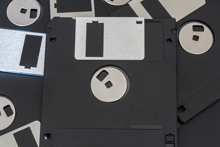 Black floppy disks