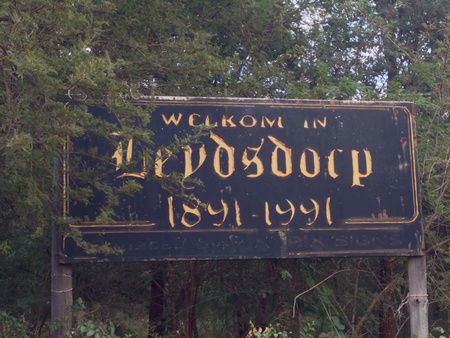 Ghost town name board in South Africaの素材