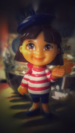 A miniature doll figurineのeditorial素材