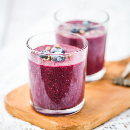 Healthy Raw Detox Breakfast made from Green Buckwheat and Berriesの写真素材