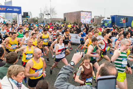 GREATER MANCHESTER MARATHON in Manchester, UKのeditorial素材