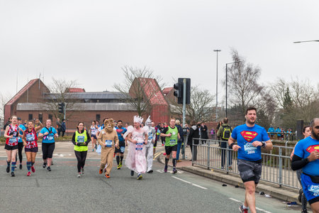 GREATER MANCHESTER MARATHON in Manchester, UKのeditorial素材