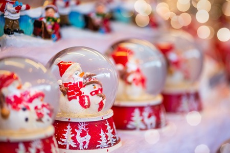 Christmas Market 2018 near Town Hall on Albert Square in Manchester, UKの写真素材