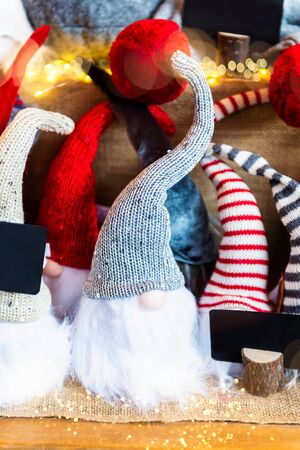 Christmas Market 2019 near Town Hall on Albert Square in Manchester, UKの写真素材