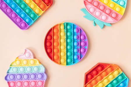 Rainbow  Bubble Sensory Fidget Toy