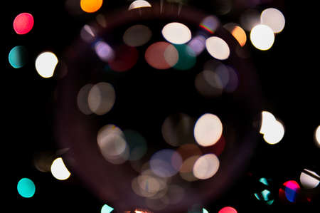 Abstract bokeh as overlayの写真素材