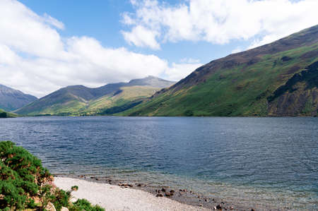 Wastwater lake in the Lake District National Parkの写真素材