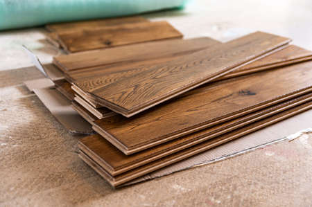 Solid oak wood flooring