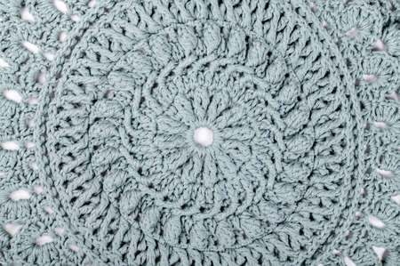 Crochet Round Cotton Cushion