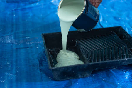 Preparation for painting walls