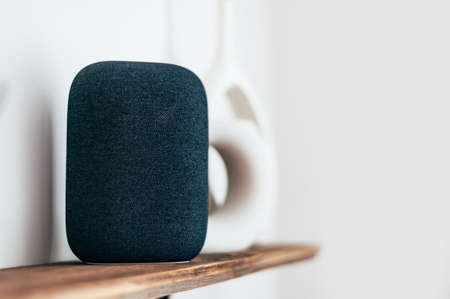 Voice controlled smart speakerの写真素材