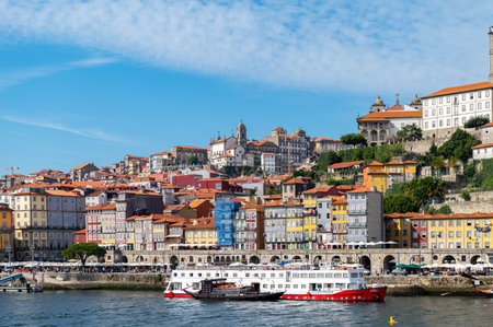 Porto city centre in autumnのeditorial素材