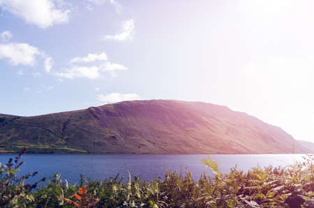 Wastwater lake in the Lake District National Parkの写真素材