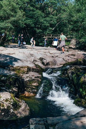 Waterfall at Aira Force near Ullswater, Lake District