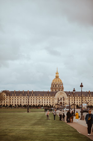 Paris, France - March 30, 2024: The Hotel des Invalides, commonly called Les Invalides, containing...