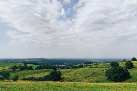 Teggs Nose, Ridgegate Reservoir, Trentabank Reservoir Circular, Peak District National Park, England, UKの写真素材