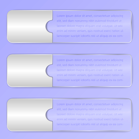 Metal plate and glass labelのイラスト素材