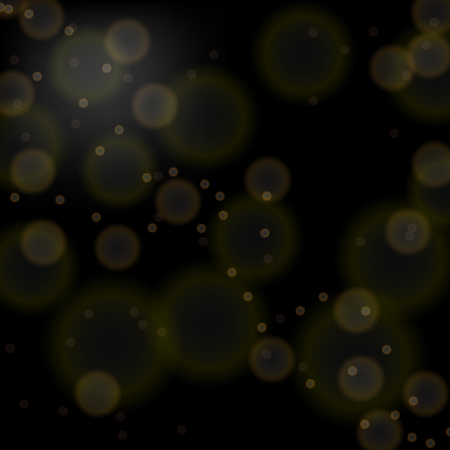 Shiny Bokeh on dark background illustration.のイラスト素材