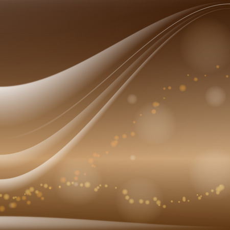 Shiny blur bokeh in gradient Brown background.のイラスト素材