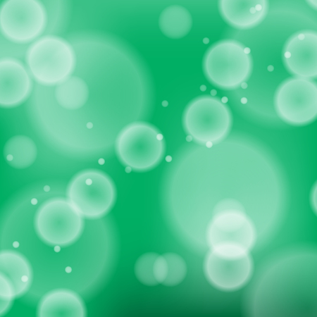 Blur Bokeh on Green background illustration.のイラスト素材