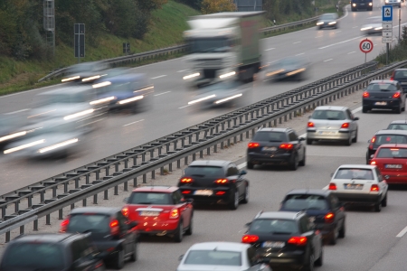morning traffic motion blur morning traffic motion blur