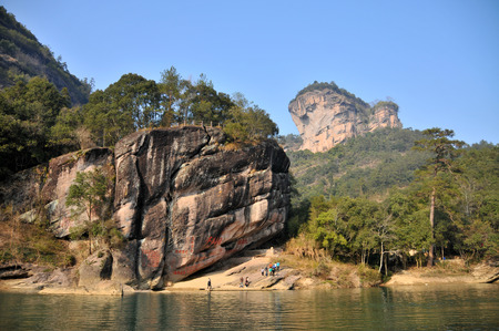 Wuyi mountain sceneryのeditorial素材
